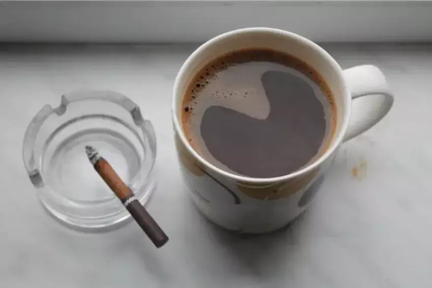 Кофе и сигарета